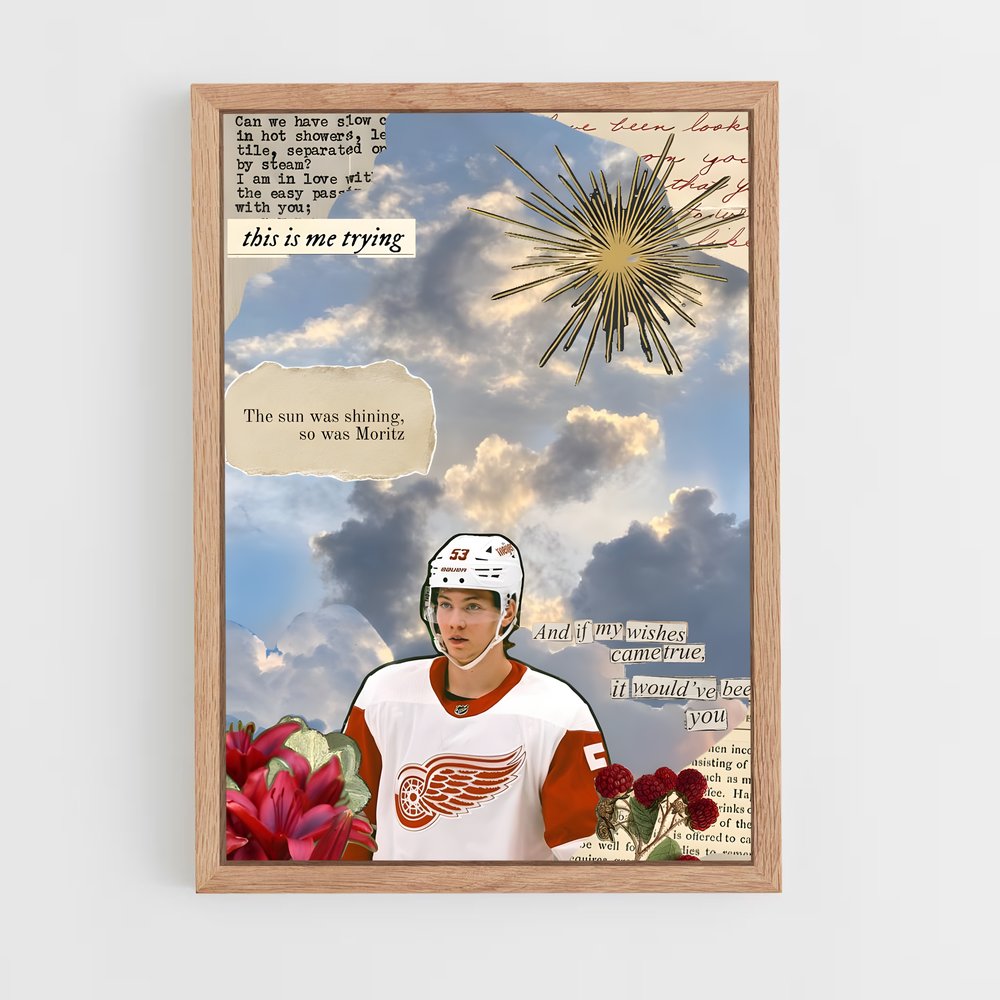 Poster Moritz seider hockeyeurs – affiche Hockey sur glace (vue 4)